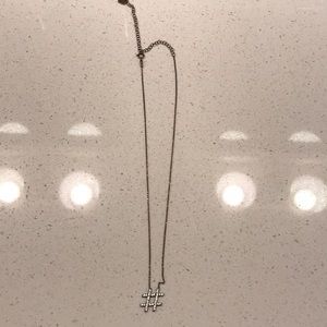 Jennifer Miller Hashtag Necklace